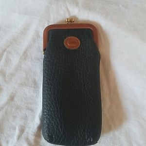 Dooney & Bourke Black Leather Eyeglass Case